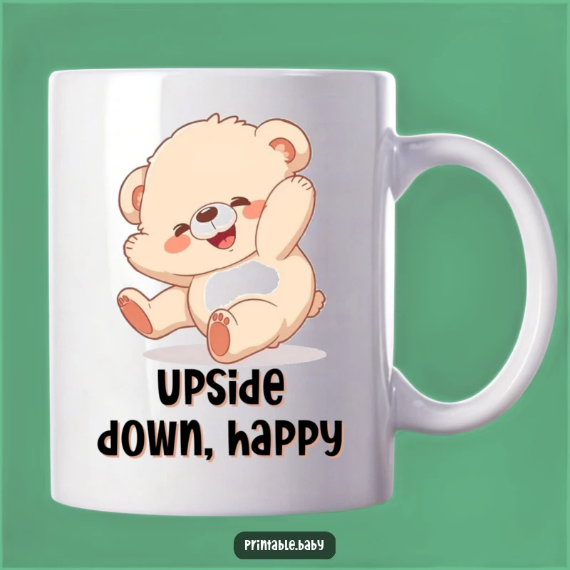Funny Bear Cub Tumbling Mug: Joyful and Hilarious Gift for Fun Lovers