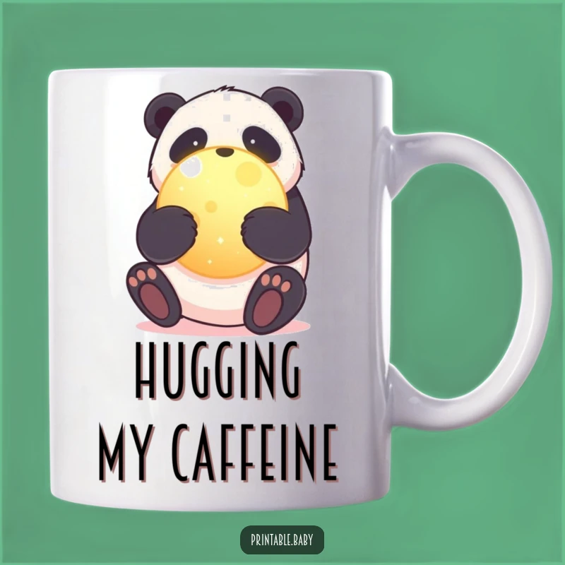 Funny Panda Hug Mug: Adorable Planet Lover Gift