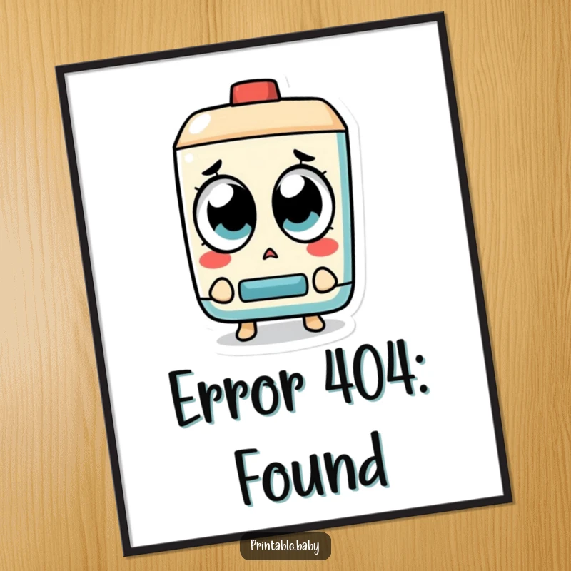 Funny Eraser Digital Art: A surprised eraser character with wide eyes watches a mistake vanish, offering instant humorous decor.