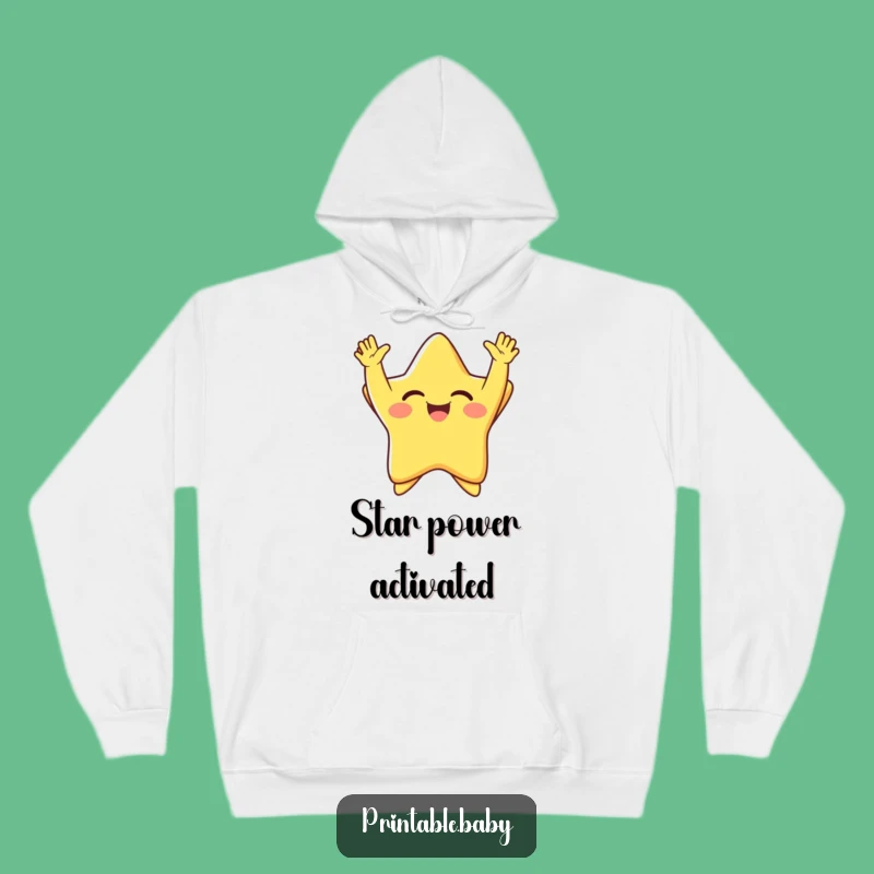 Funny Giggling Star Hoodie: Cozy Comfort with Hilarious Radiant Joy
