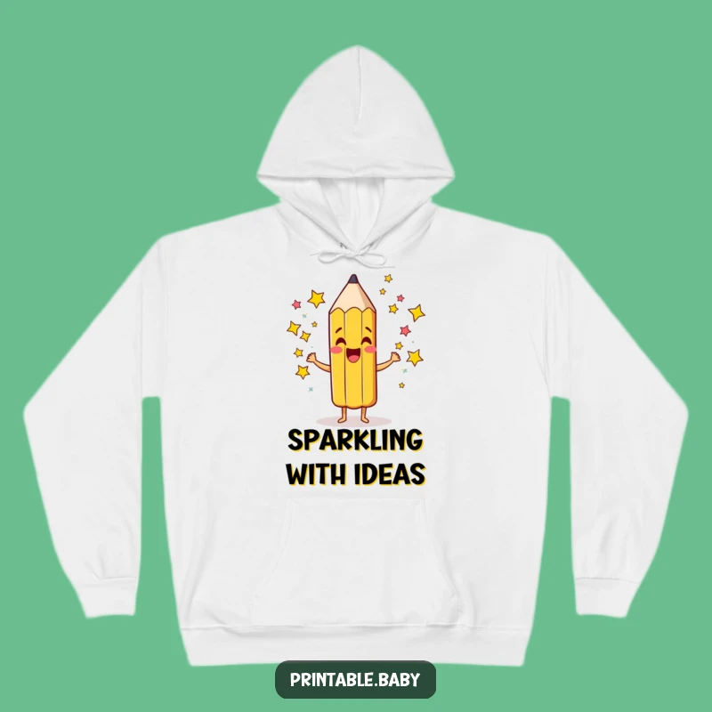 Funny Pencil Stars Hoodie: Cozy Up with This Sparkly and Funny Gift!
