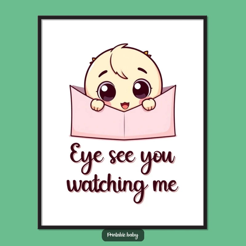 Free Printable Googly Eye Art: Whimsical Wall Decor, Funny Downloadable Gift