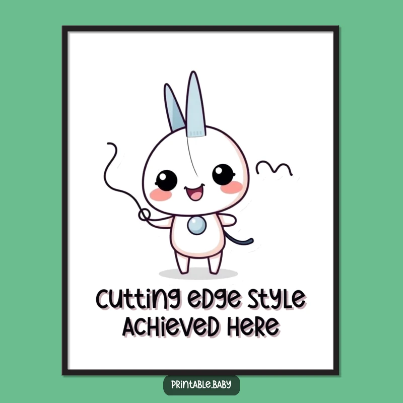 Free Printable Scissors Art: Playful & Funny Downloadable Decor for Creative Spaces