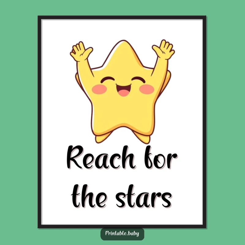 Funny Free Printable Wall Art: Giggling Starburst of Joy