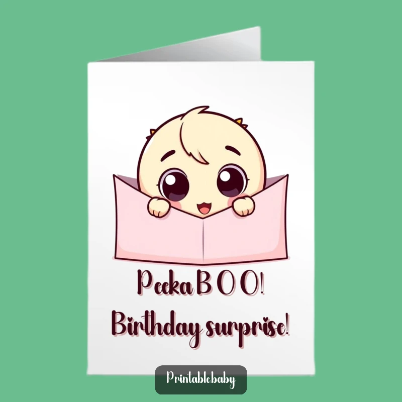 Free Printable Googly Eye Card: Funny Birthday Greeting, LOL Downloadable Gift