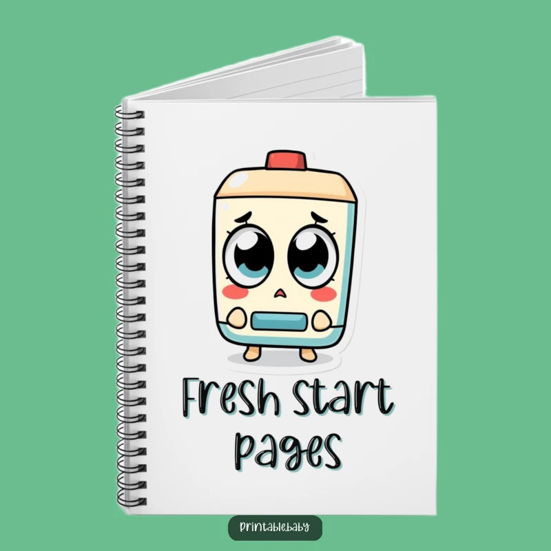 Funny Surprised Eraser Notebook: Jot Down Solutions - Inspiring Journal