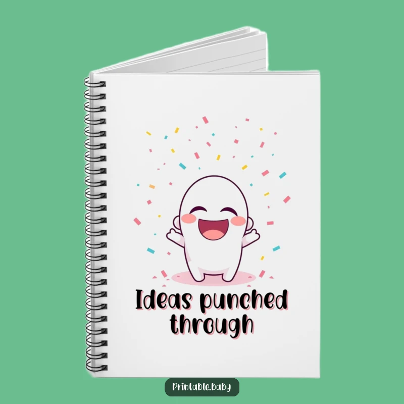 Funny Hole Punch Confetti Notebook: Playful Journal for Celebration Ideas