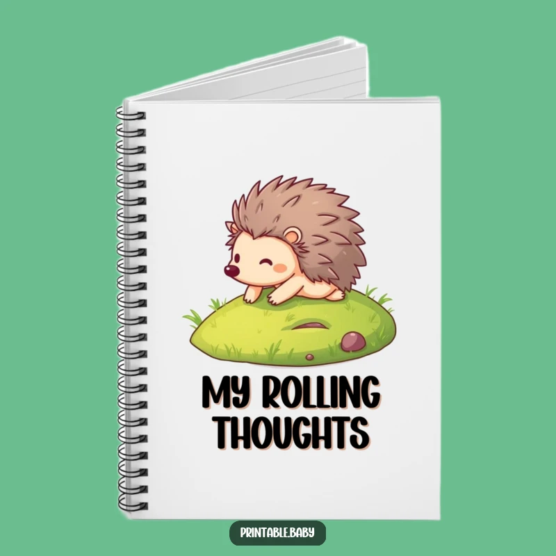 Funny Hedgehog Notebook - Hilarious Journal for Ideas