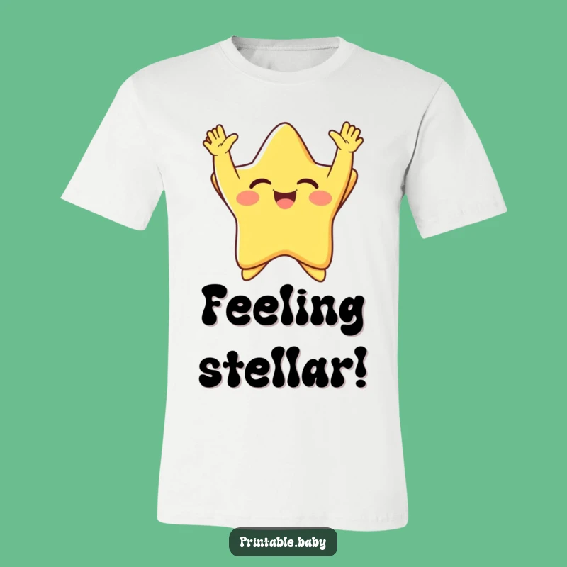 Funny Giggling Star T-Shirt: Hilarious Joyful Expression for a Radiant You