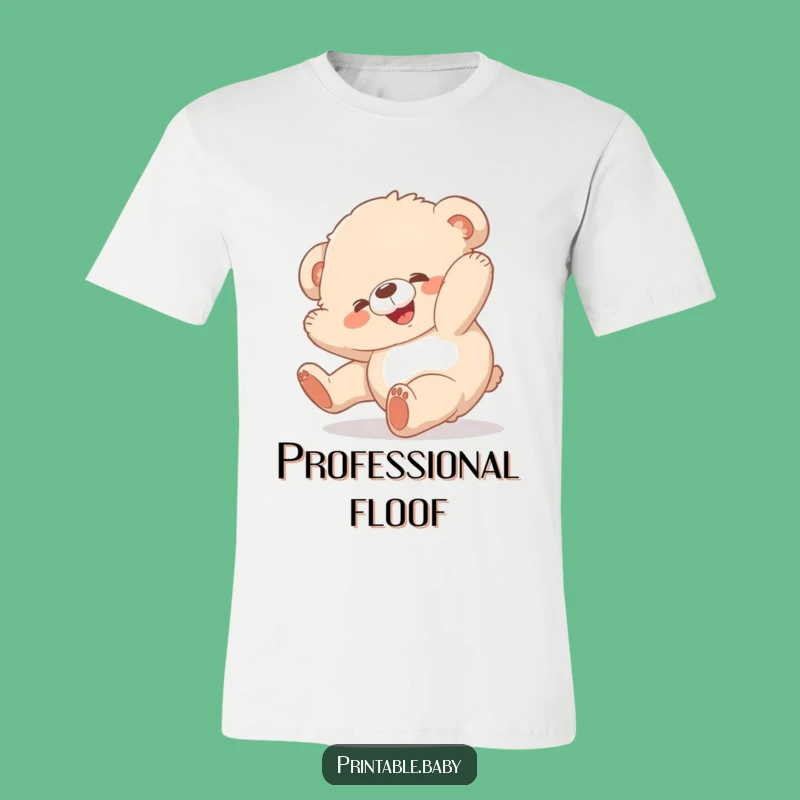 Funny Bear Cub T-Shirt: Embrace Joyful Tumbling with Hilarious Style