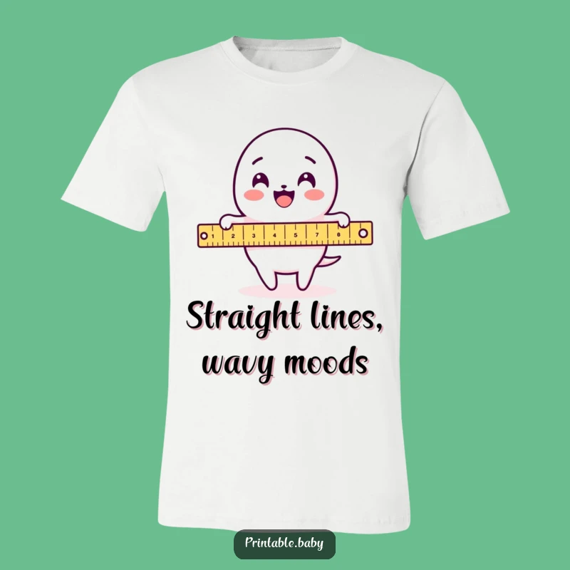 Funny Ruler Loop T-Shirt: Measure Your Fun with This Quirky Funny Gift!